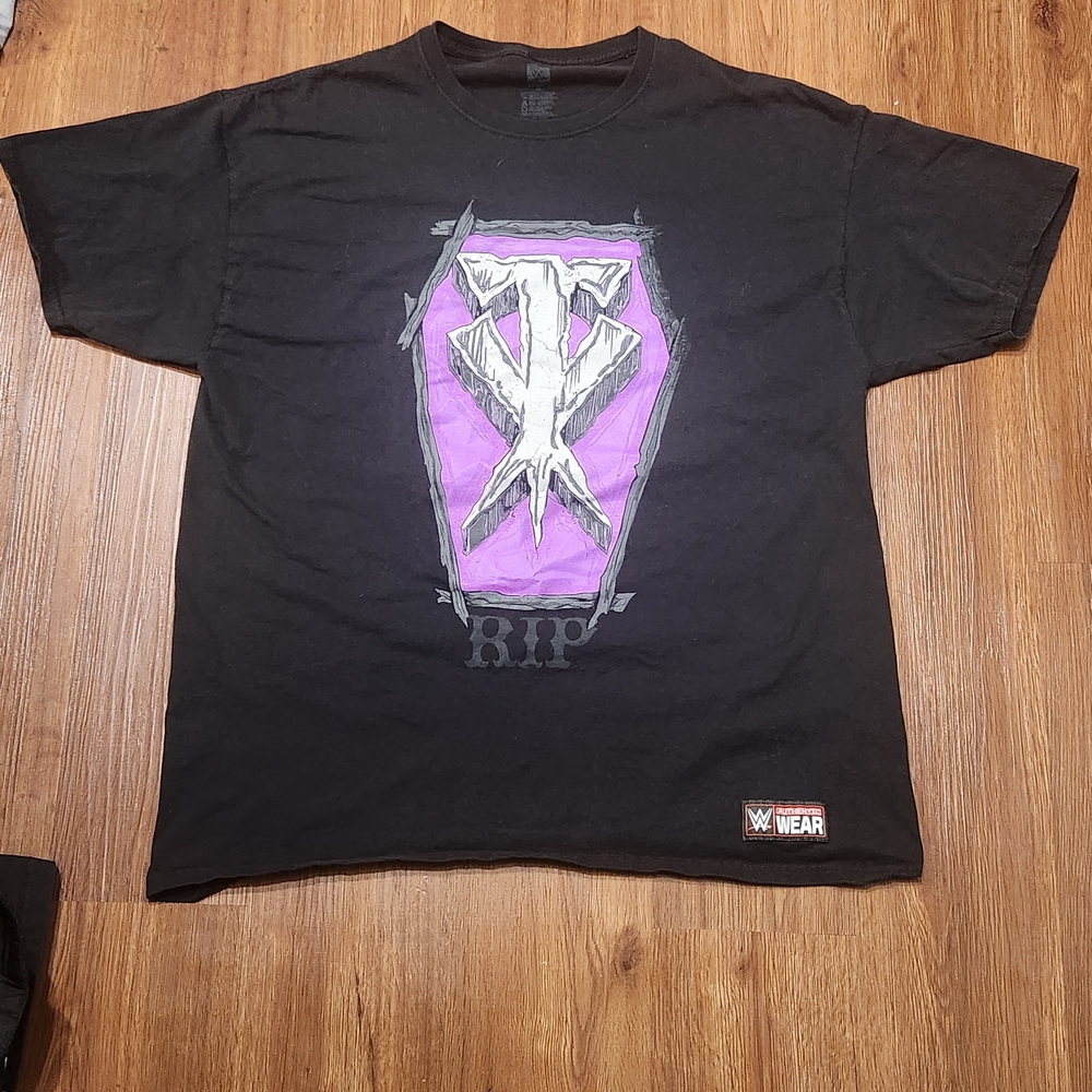 WWE Authentic Wear The Undertaker RIP Shirt Mens XL Black